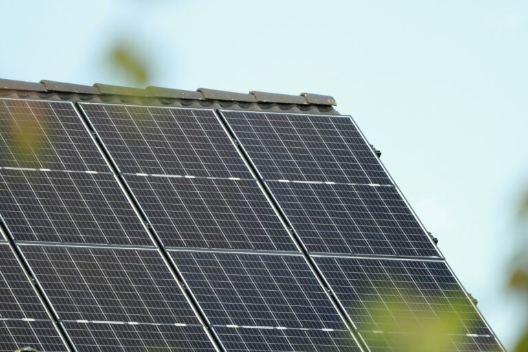 Des panneaux photovoltaïques reliés à un routeur solaire.